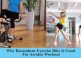 Recumbent bike for aerobic workout