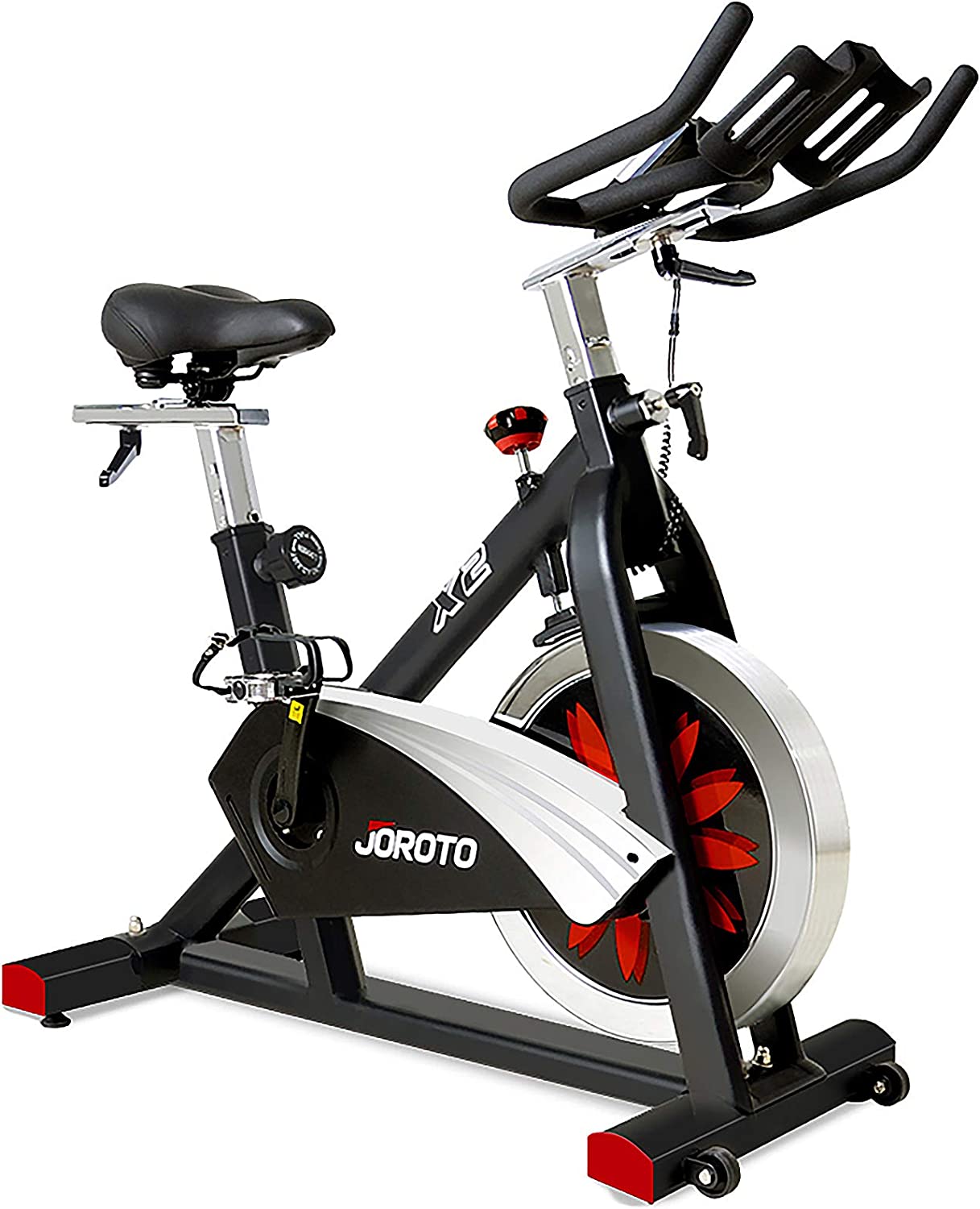 71Z5dqa2fPL._AC_SL1500_ JOROTO Belt Drive Indoor Cycling Bike with Magnetic Resistance Exercise Bikes