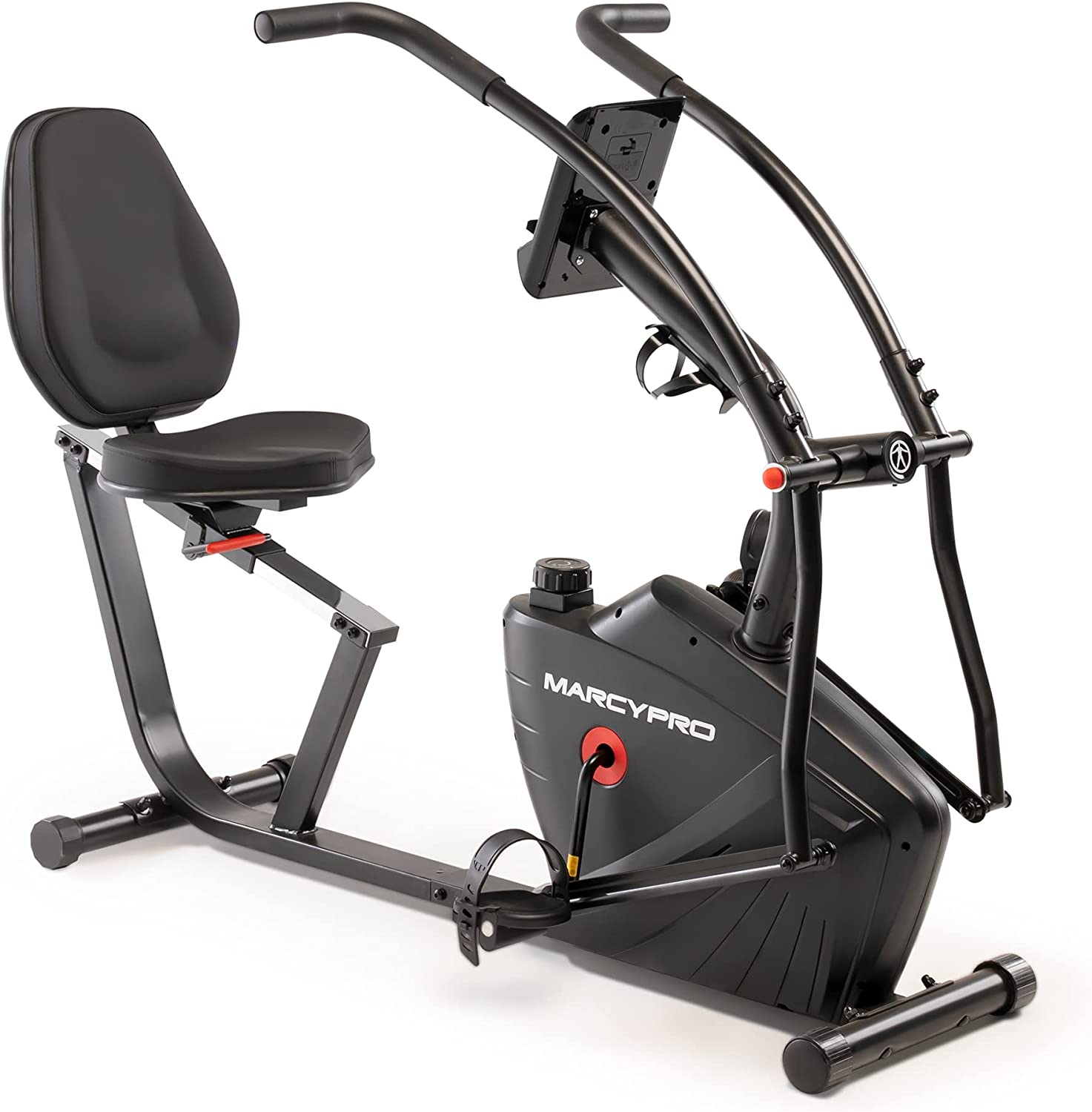 71E+oh38ZqL._AC_SL1500_ Marcy Dual Action Cross Training Recumbent Exercise Bike with Arm Exercisers